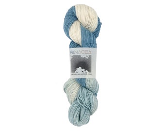 Natural Indigo Yarn - Singles Sock - Ombre Natural Light Medium