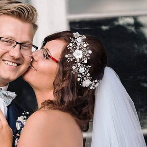 Hochzeit Blumenkranz, Braut Haarkranz, Blumen Haarkranz, Blumenkranz, Blumen Haarteil, Braut Kopfschmuck, Braut Haarschmuck