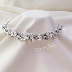 Crystal headband - Bridal headband - Crystal hair piece - Crystal headpiece - Wedding headband - Bridal hair accessories - bridal headpiece