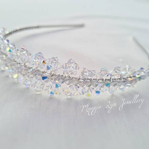 Stunning crystal headband - Bridal headband - Bridal crystal headband - AB crystal headband -  Crystal wedding headband - Bridal hair band