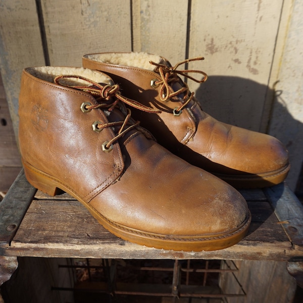 shearling ankle boots
