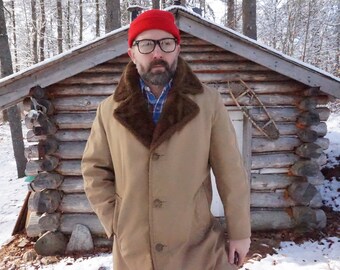 Awesome Vintage Coat! US Made Mighty Mac "Out O'Gloucester" Men's Largish? See Details.
