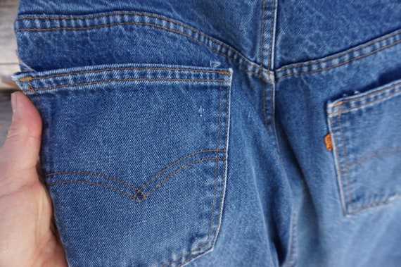70s Levis Orange Tab Vintage Jeans. Made in the U… - image 8