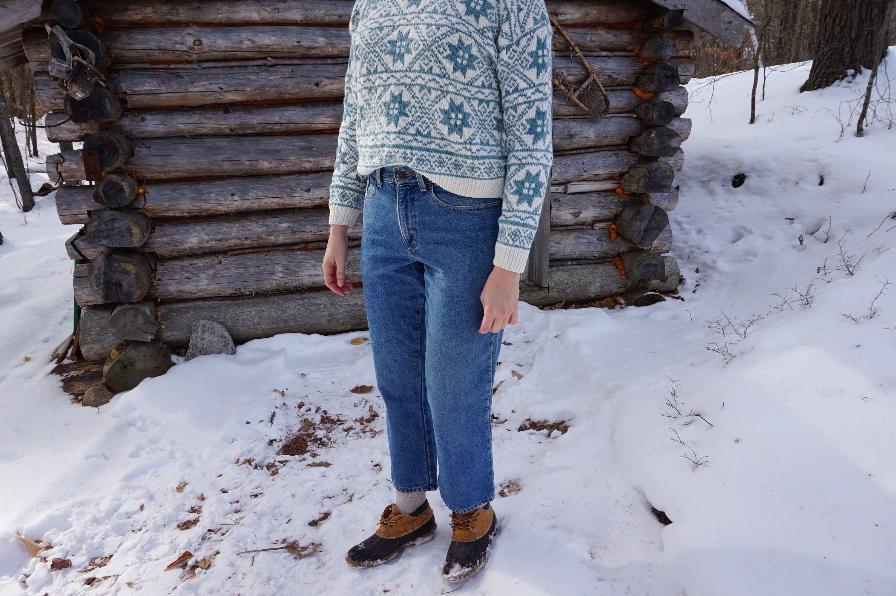 L.L. Bean Flannel Lined Jeans. Women's 