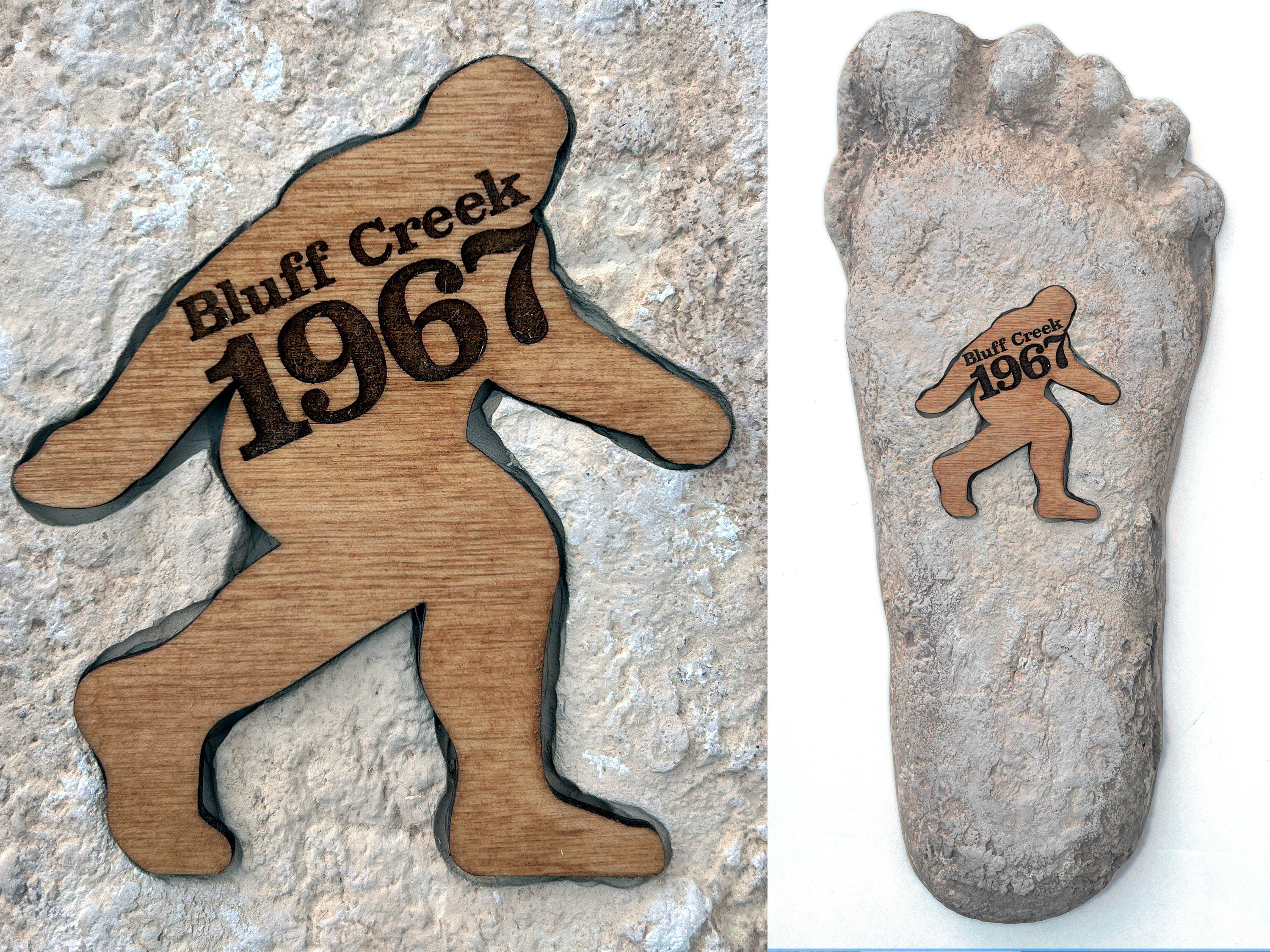 Bigfoot at Bluff Creek 1967 Patterson Gimlin Sasquatch Footprint