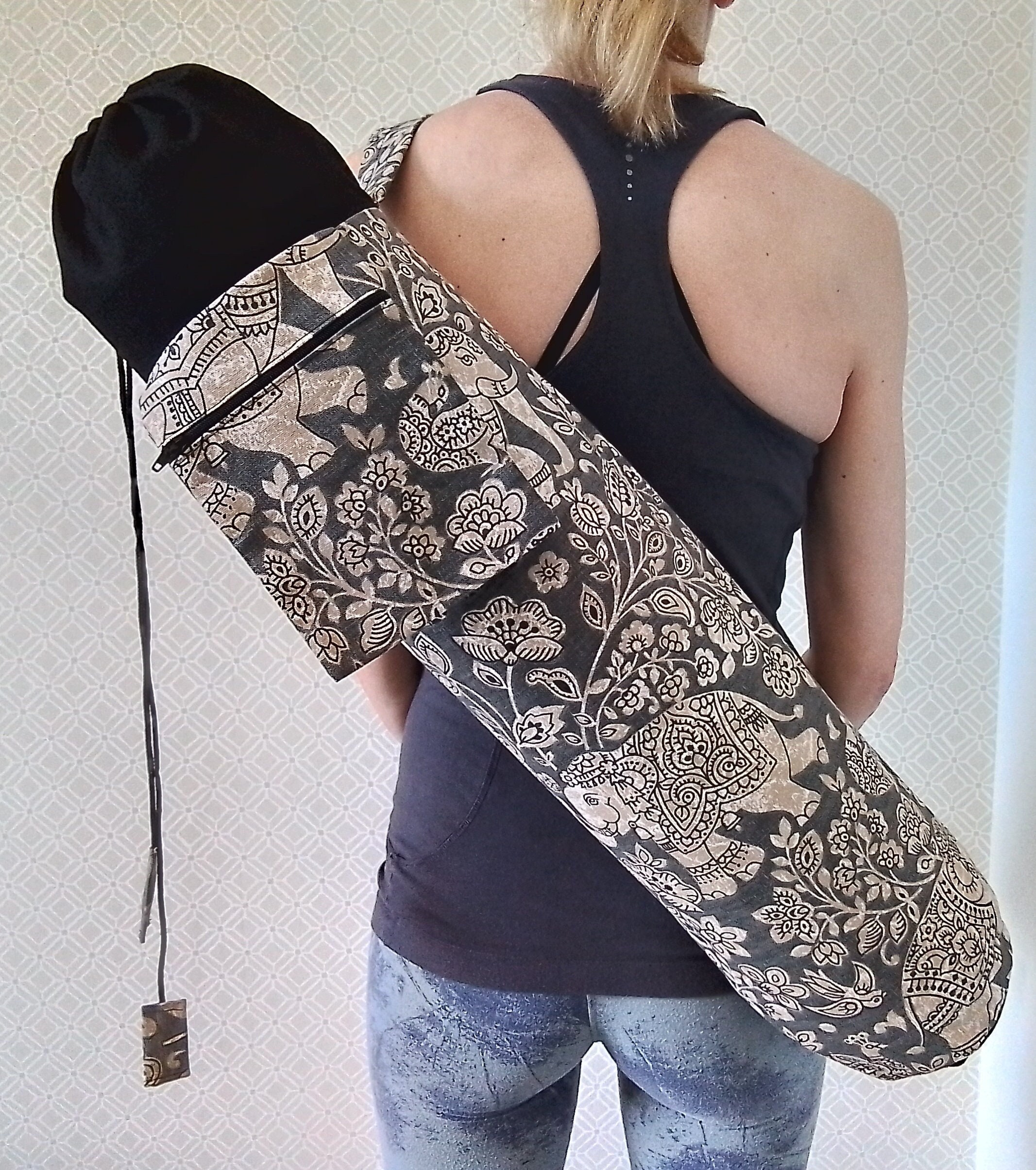 Yoga and Yoga Mat Bag Pattern 