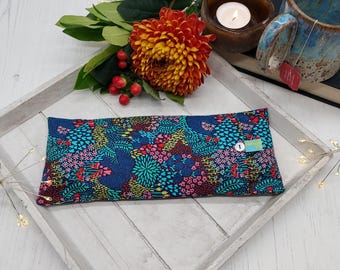 Colourful Forest Pattern Eye Pillow - Lavender & Wheat Eye Pillow - Cotton Eye Pillow - Washable Cover Eye Pillow- Scented Yoga Eye Pillow