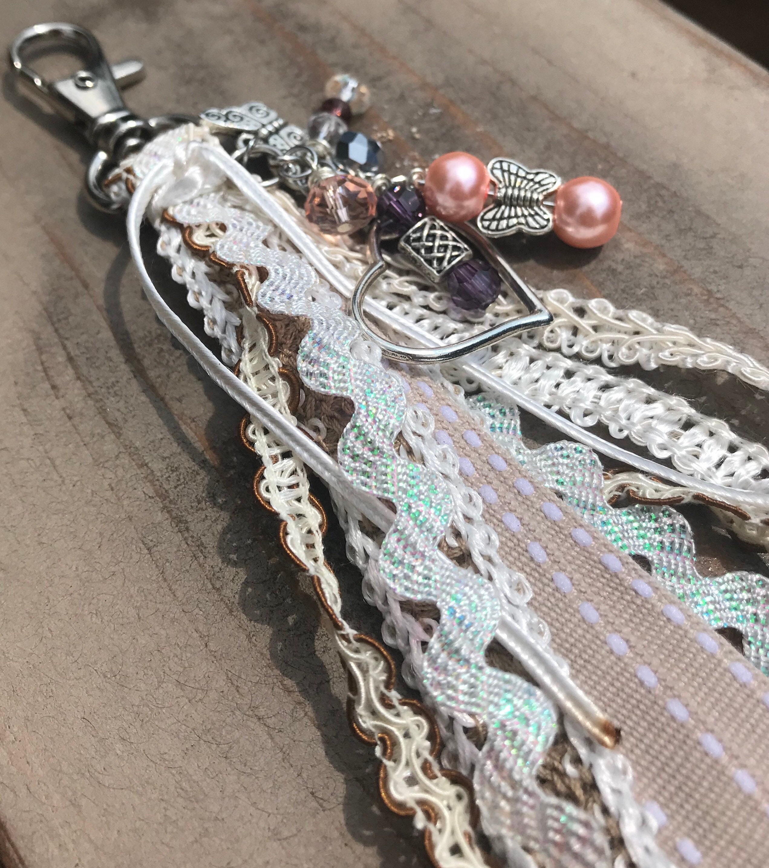 Zipper Pull Zipper Charm Ribbon Zipper Pull Tassel Purse Etsy