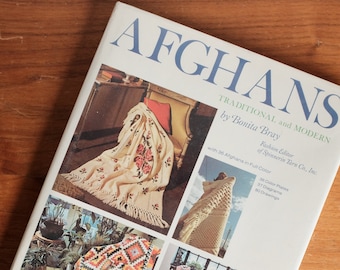 Vintage Book Afghans Traditional and Modern by Bonita Bray 1978