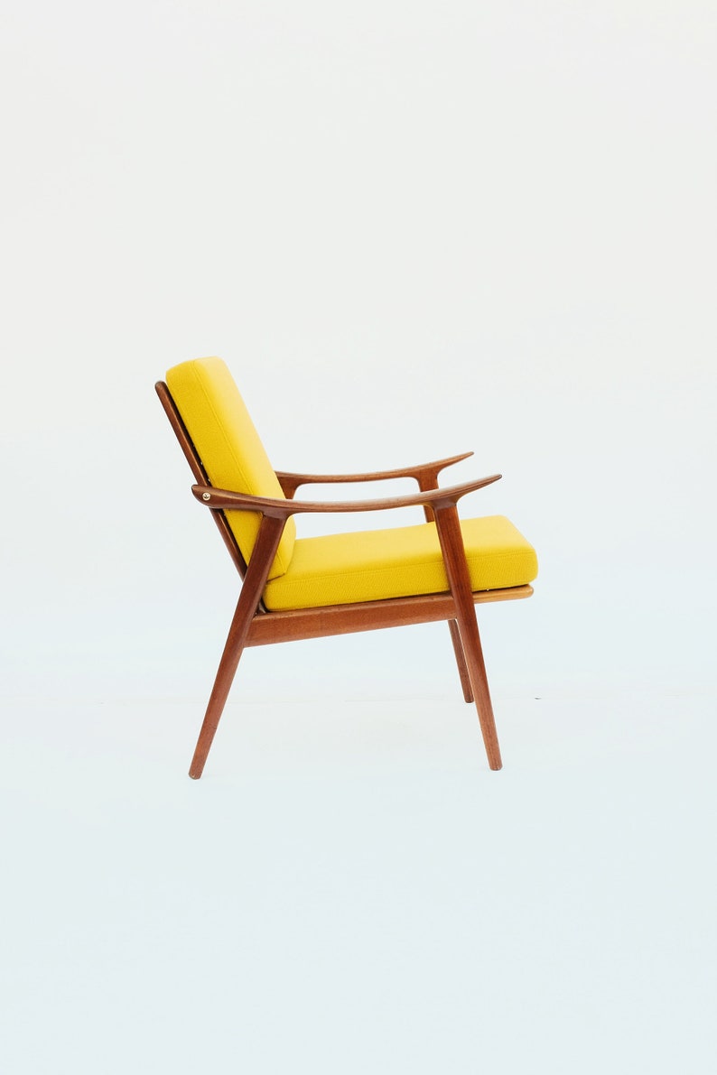 Mid Century Norwegian Lounge Chair Fredrik A Keyser For Vantne Lenestolfabrikk Model 570 Made In Norway Hallingdal Upholstery Mcm