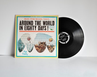 Vintage Vinyl Record Lp - Around the World In Eighty Days - VG+ Condition