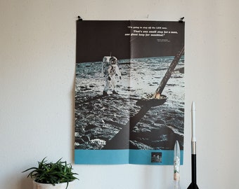 NASA 1969 One Small Step for Man poster