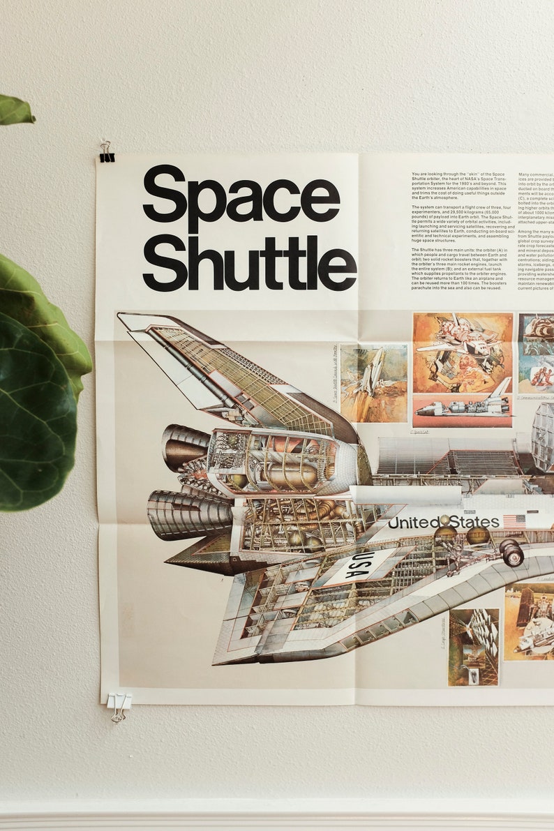 1978 Nasa Space Shuttle Poster image 3