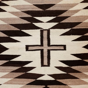 Large navajo Eye Dazzler Rug / Wall hanging image 3