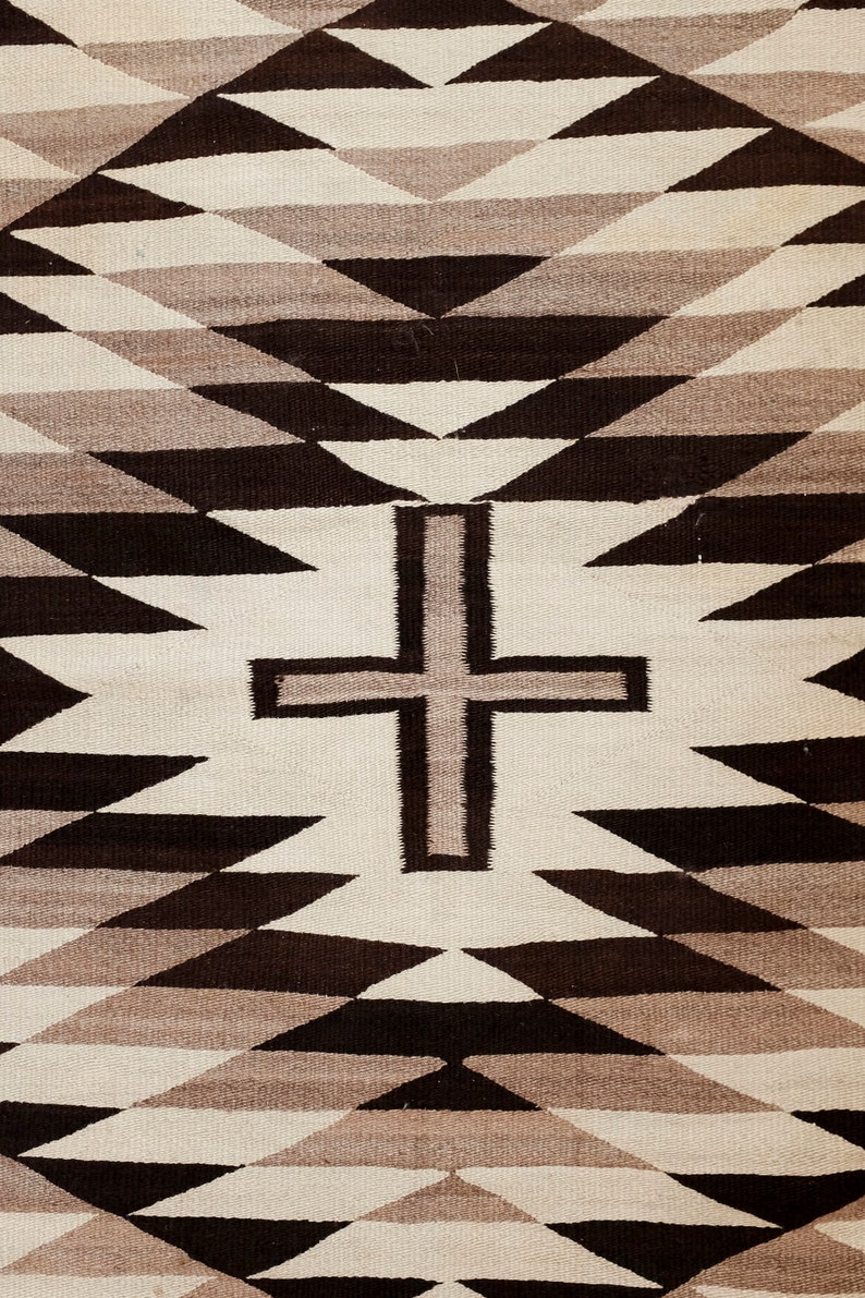 Large navajo Eye Dazzler Rug / Wall hanging image 3