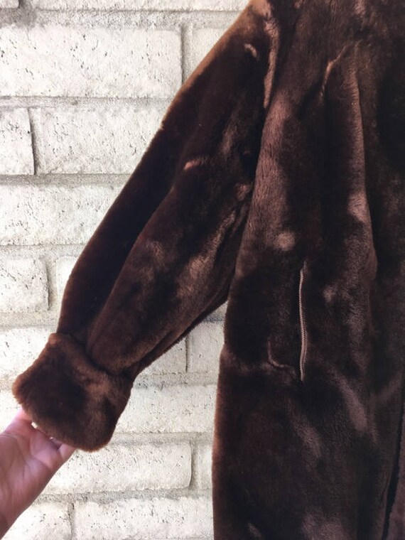 1940's Beaver Balloon Sleeve Fur Coat - image 2