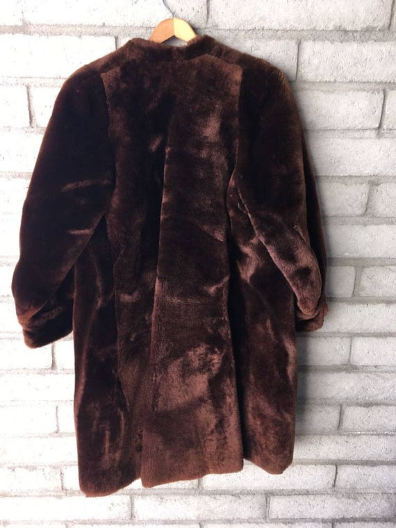 1940's Beaver Balloon Sleeve Fur Coat - image 3