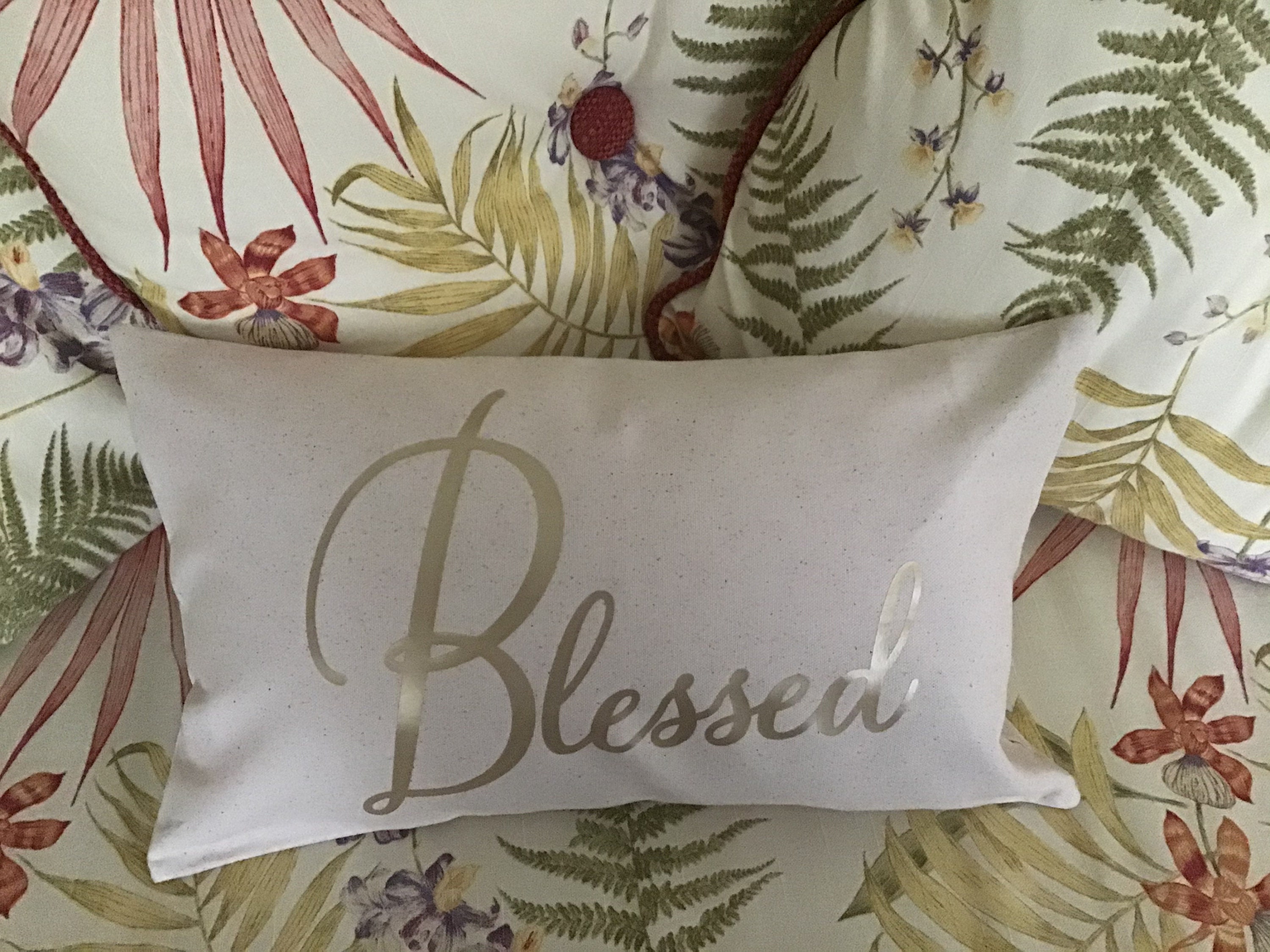 Blessed Pillow/Prayer Pillow/Birthday Gift/Housewarming Gift/Wedding