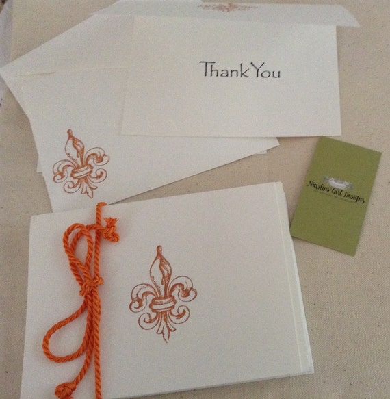 Fleur De Lis Letter Writing Set louisiana gift personalized stationary set new orleans saints thank you cards set mardi gras stationery nola