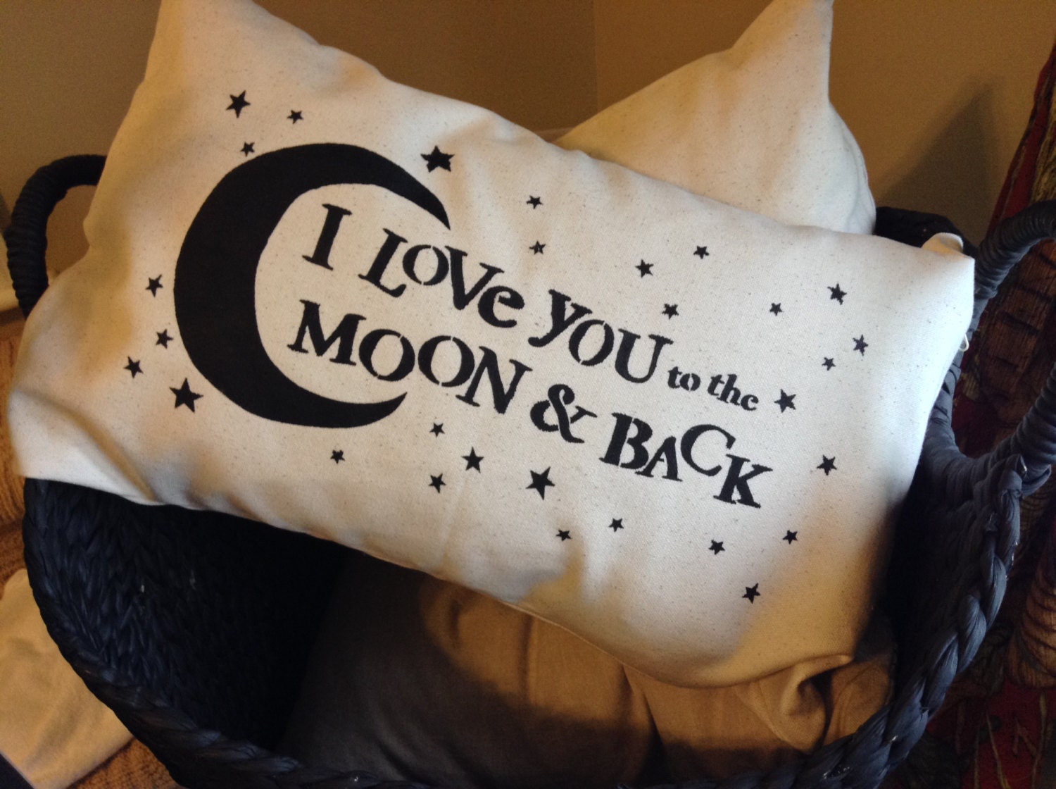 I Love You to the Moon & Back Pillow