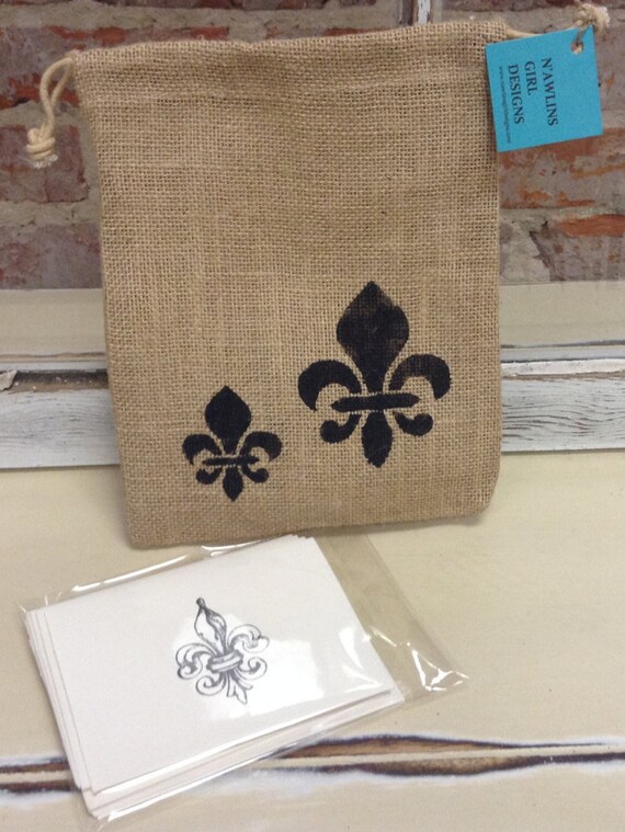 fleur de lis luggage set