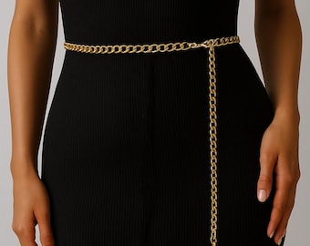 Gold Waist Chain Belt: Boho Festival Jewelry(customizable)