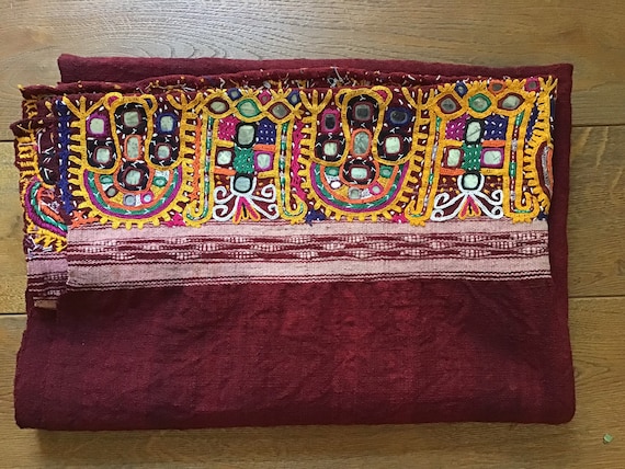 Bridal Mantle ? India. Embroidered fabric ? India