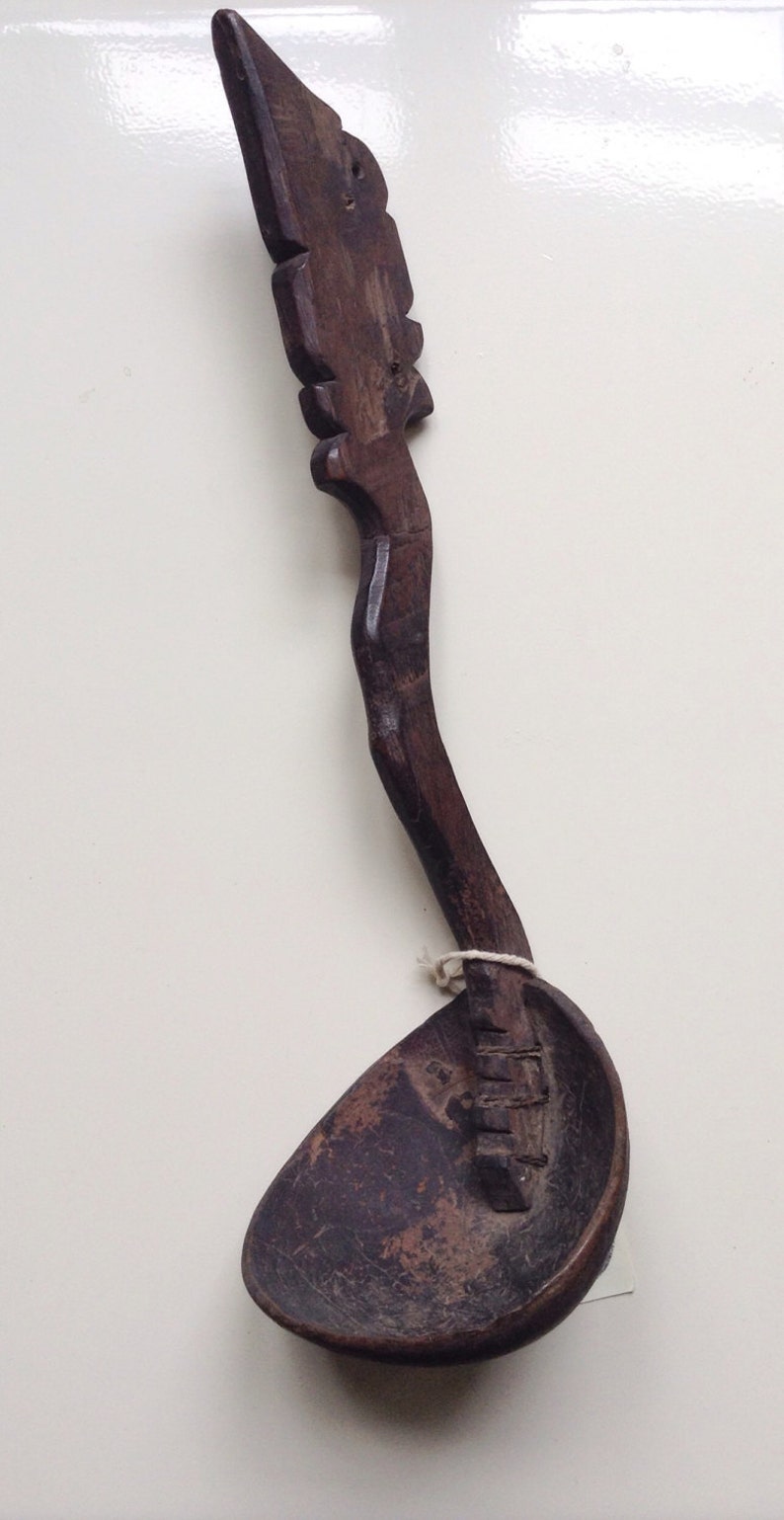 Ancient Indonesian Wooden Spoon. Tribal Spoon. Indonesia. Etsy