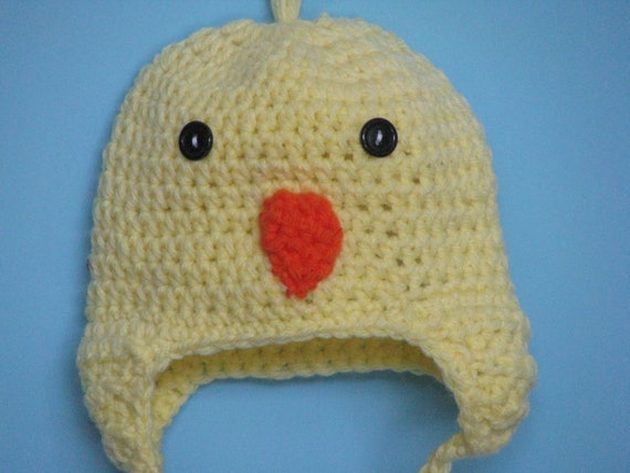 yellow infant hat