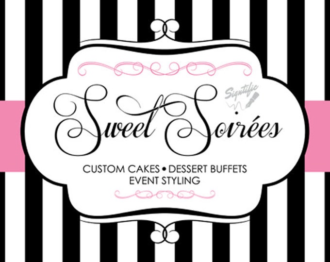 Vintage Logo And Label Package Cake Business Logo Pack Product