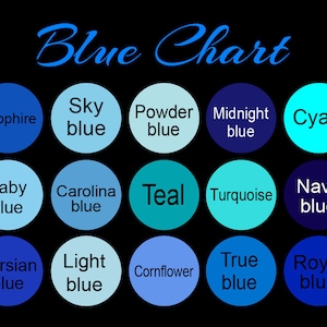 Our color charts, display only, NOT for sale. image 3