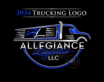 Trucking Logo, Logistics Logo, Transportation Logo, Transport Logo, Trucking Brand, Truck Door Logo, Semi Logo, Hauling Logo, Trucker Gift