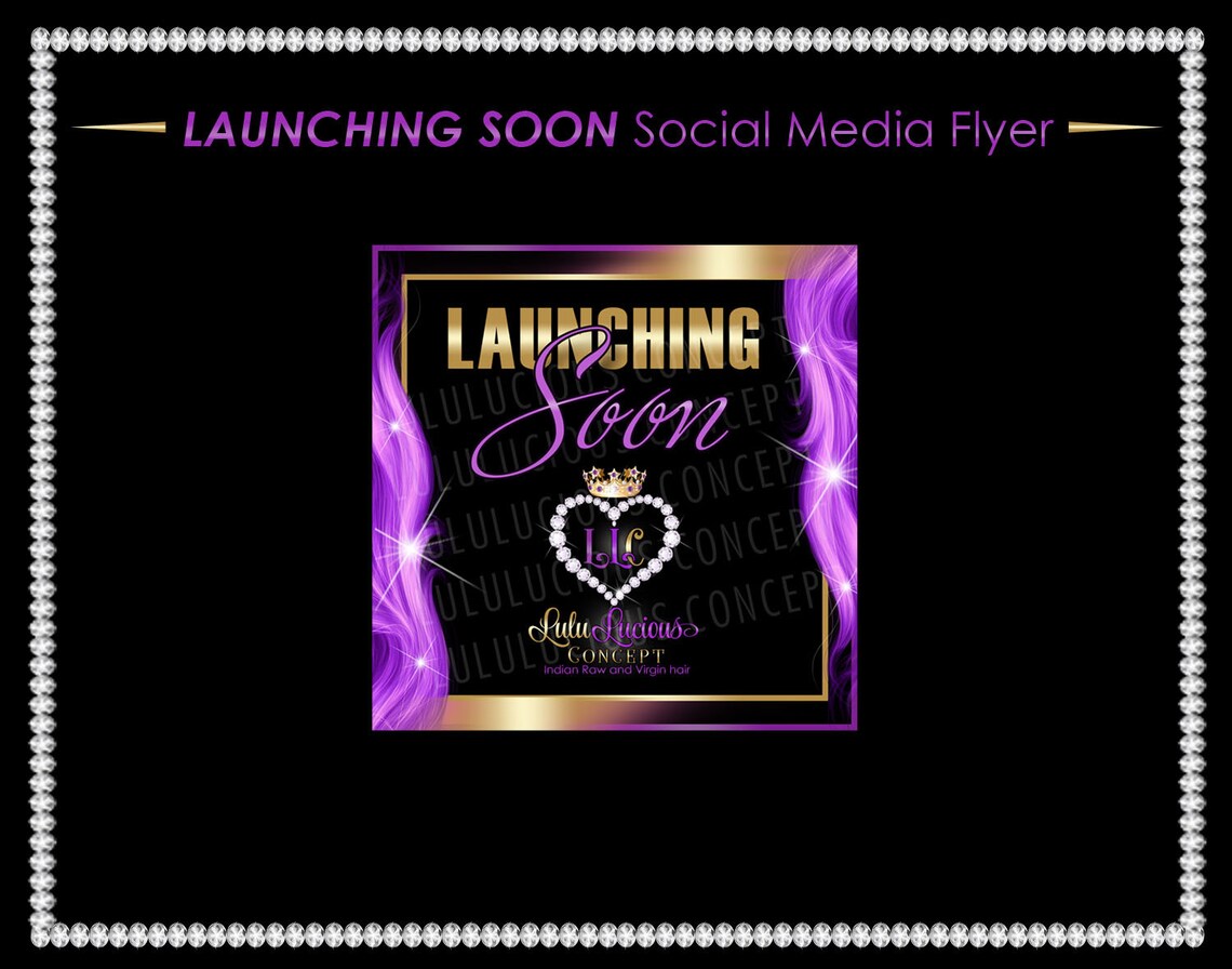 Launching Soon Flyer Social Media Post Coming Soon Poster | Etsy