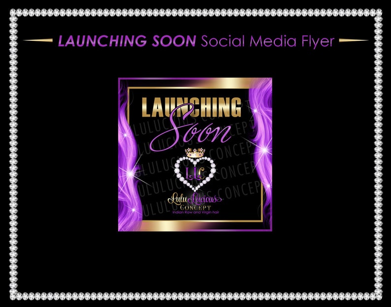 Launching Soon Flyer Social Media Post Coming Soon Poster | Etsy