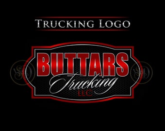 Trucking Logo, Logo For Trucking, Hot Shot Logo Design, Transport Logo, Dispatching Logo, Logistics Logo, Truck Owner Logo, Semi Truck Logo,