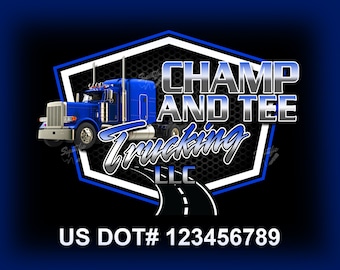Trucking Company Logo, Moving Truck, Business Logo, Semi Truck Logo, Trucking Brand, Truck Door Logo, Trucker Logo, Owner Operator Logo