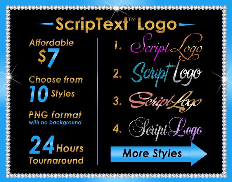 Script Text Logo Signature Logo Fast Hair Logo Cursive Logo Affordable Logo Fast Logo 24 Hour Logo Hair Extensions Logo Glitter Logo