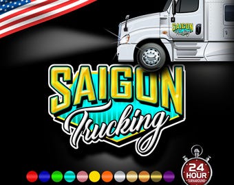 3D Trucking Company Logo Design | Custom Colors | 24‑Hour Turnaround | Options for Decals, Cards