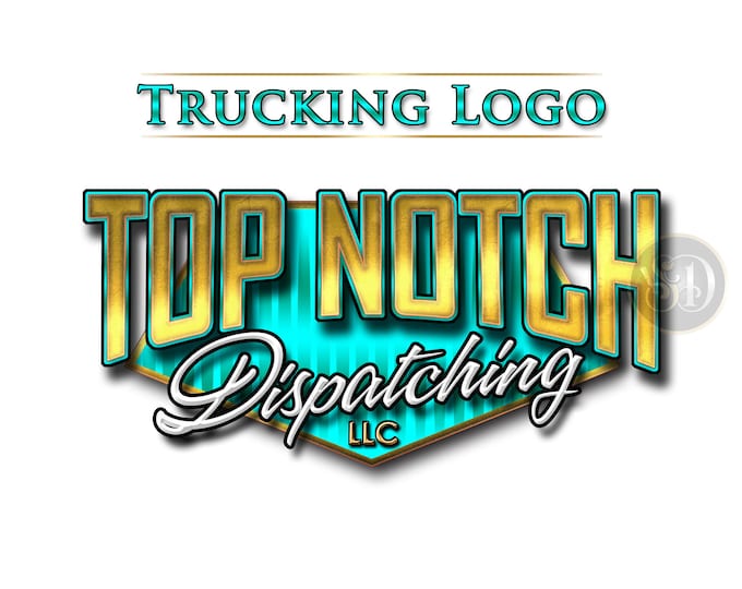 Dispatching Logo, Trucking Logo, Logistics Logo, Door Decal Logo, Business Logo, Door Magnetic, Trucker Logo, Truck Owner Logo, Truck Brand