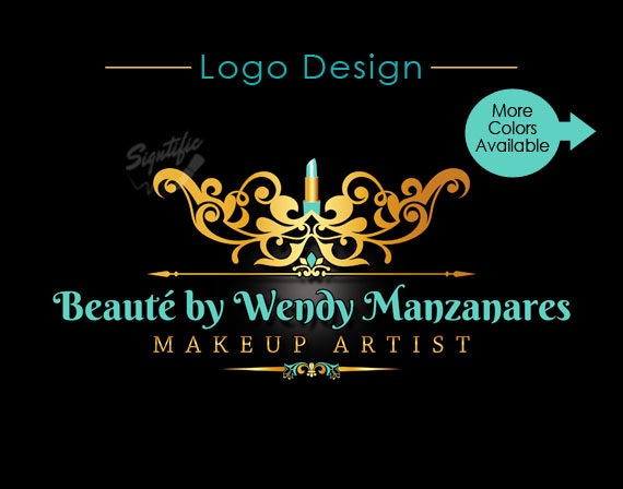 Custom Logo Design Makeup Artist Logo Makeup Artistry Logo Etsy