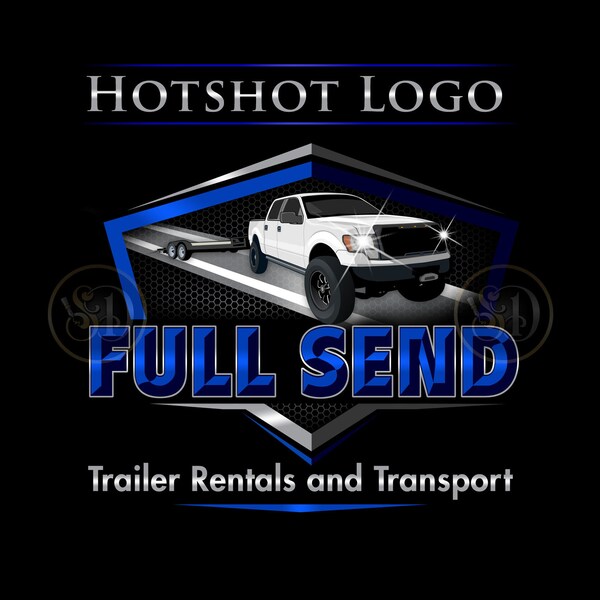 Hot Shot Trucking Logo - Etsy