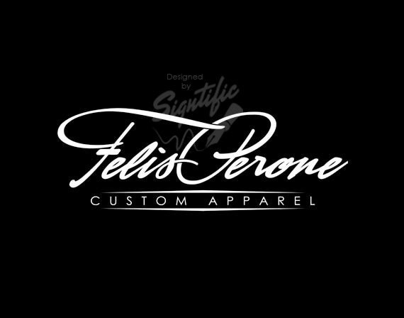 T-shirt and Apparel Logo Custom Name Brand Logo Name | Etsy