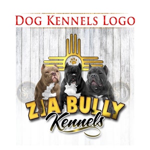 Dog Kennels Logo, Dog Breeding Logo, Bully Logo, Dog Logo, Bulldog Logo, Kennel Logo Brand, Pet Logo, Animal Logo Design, Dog Grooming Logo