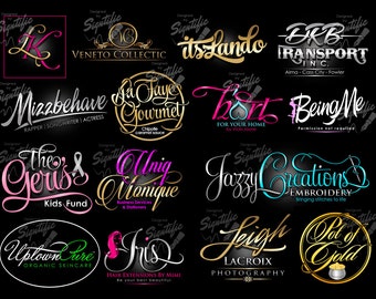 Custom Logo Design, Salon Logo, Label Design, Business Branding, Logo Package, Watermark, Photography Logo, Name Signature Logo, Colour Logo