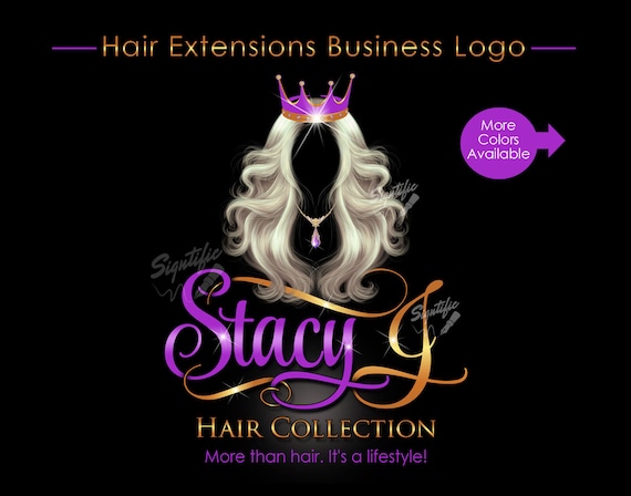 Hair Extension Company Logos Logo Design Ideas