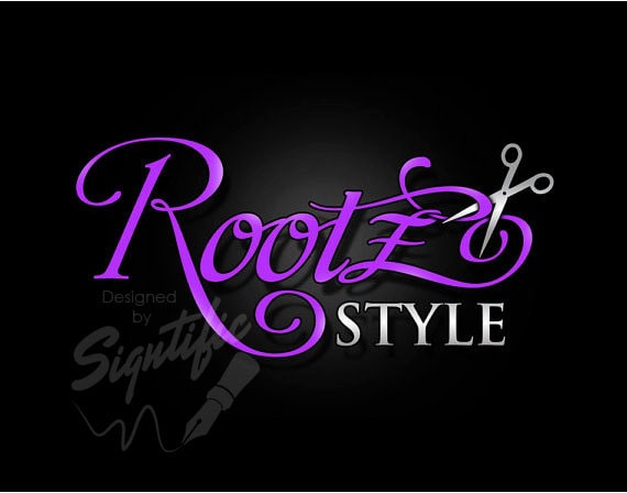 Hair Salon Logo Premade Logo Business Logo Custom Logo 