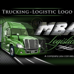 Trucking Logo, Logistics Logo, Transports Logo, Transportation Logo, Dispatching Logo, Truck Door Logo, Semi Logo, Hauling Logo, Logo Design