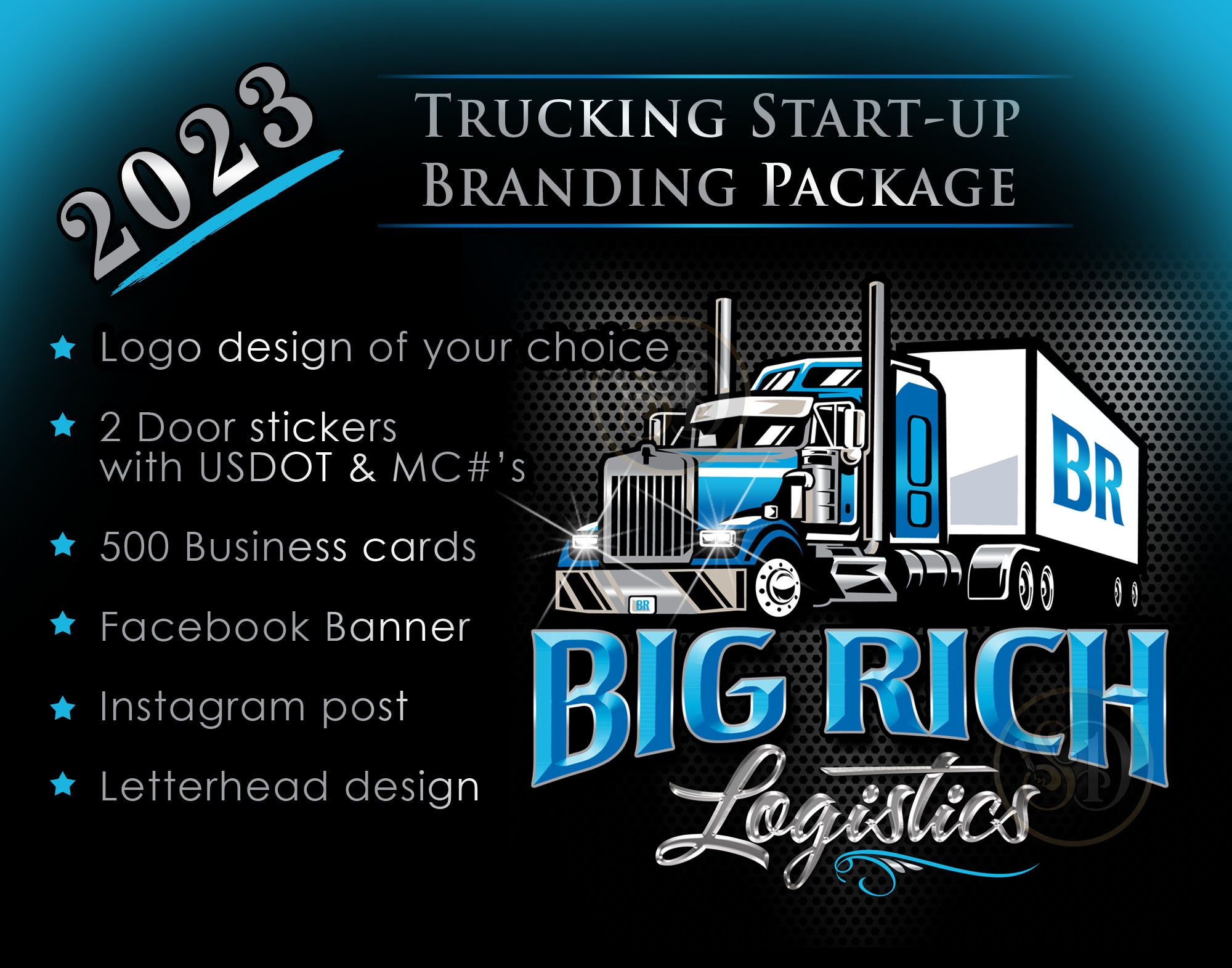 Trucking Startup Logo Branding Package Transport Logistics Logo trucking-startup-logo-branding-package-transport-logistics-logo