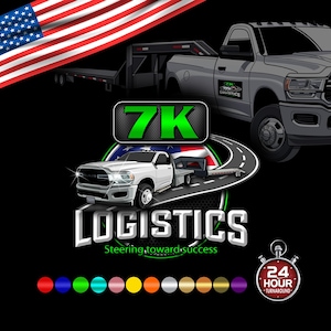 Hotshot & Trucking Logo Design | 24 Hour Turnaround | Add Decals, Magnets, Business Cards