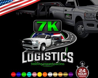 Hotshot & Trucking Logo Design | 24 Hour Turnaround | Add Decals, Magnets, Business Cards